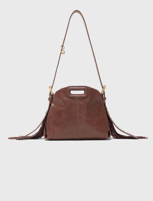 Miss M mini bag in vintage leather | Maje