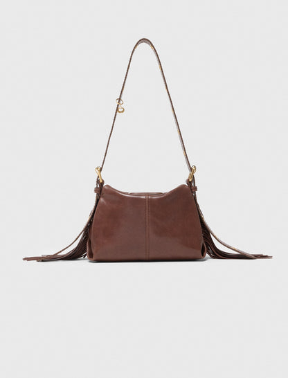 Miss M mini bag in vintage leather | Maje