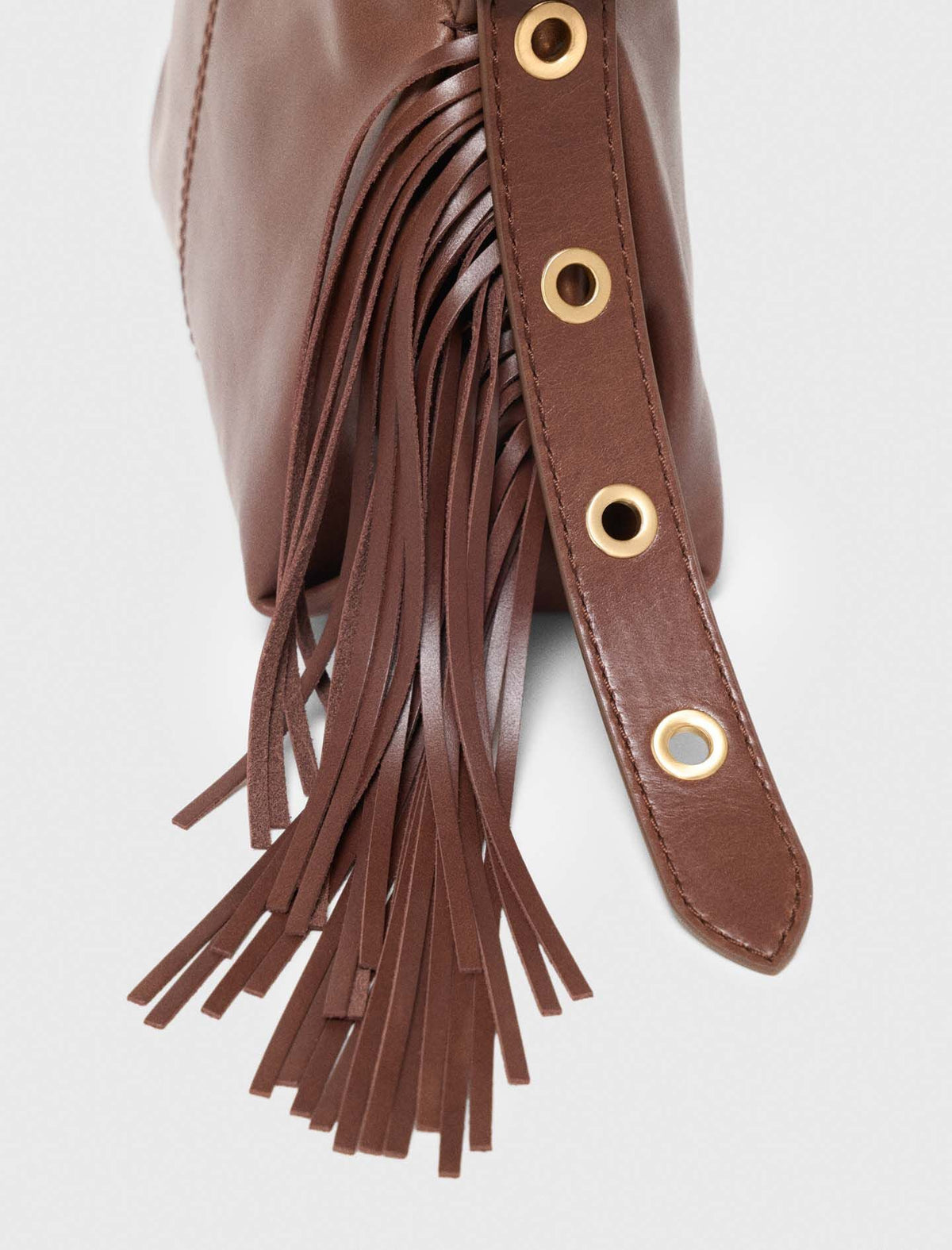 Miss M mini bag in vintage leather | Maje