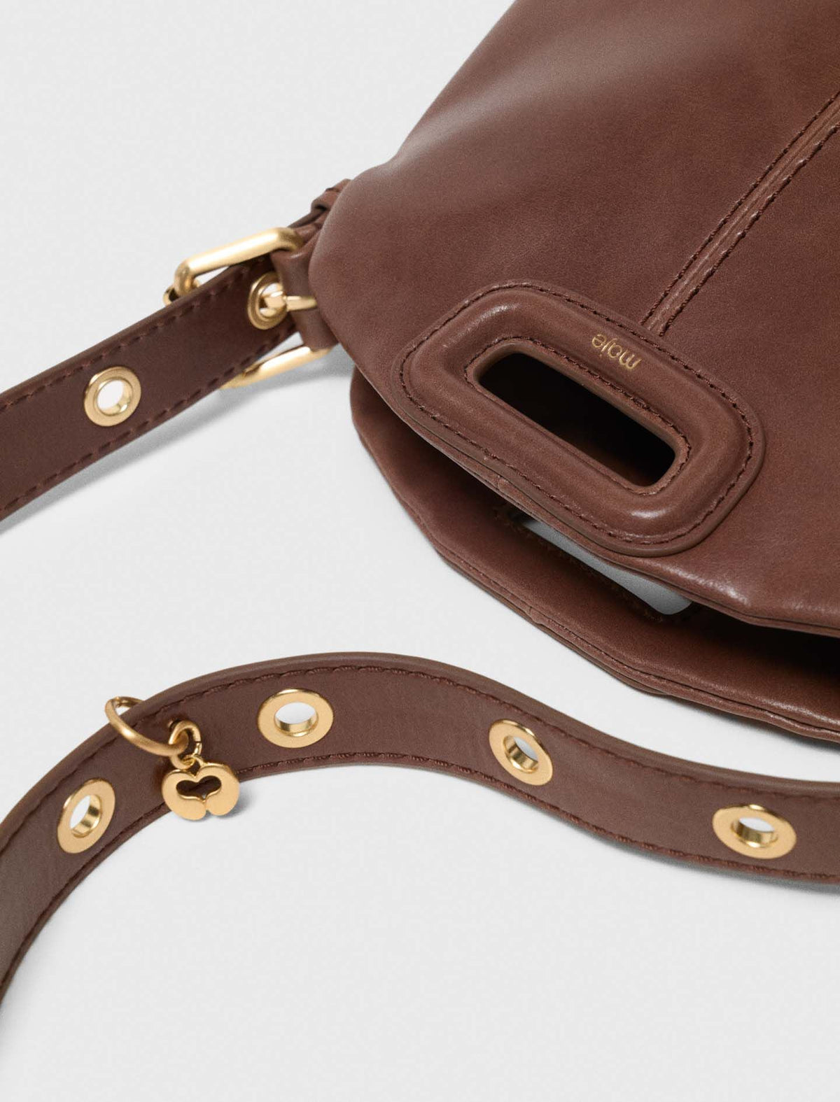 Miss M mini bag in vintage leather | Maje