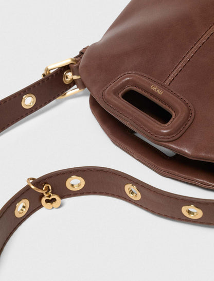 Miss M mini bag in vintage leather | Maje