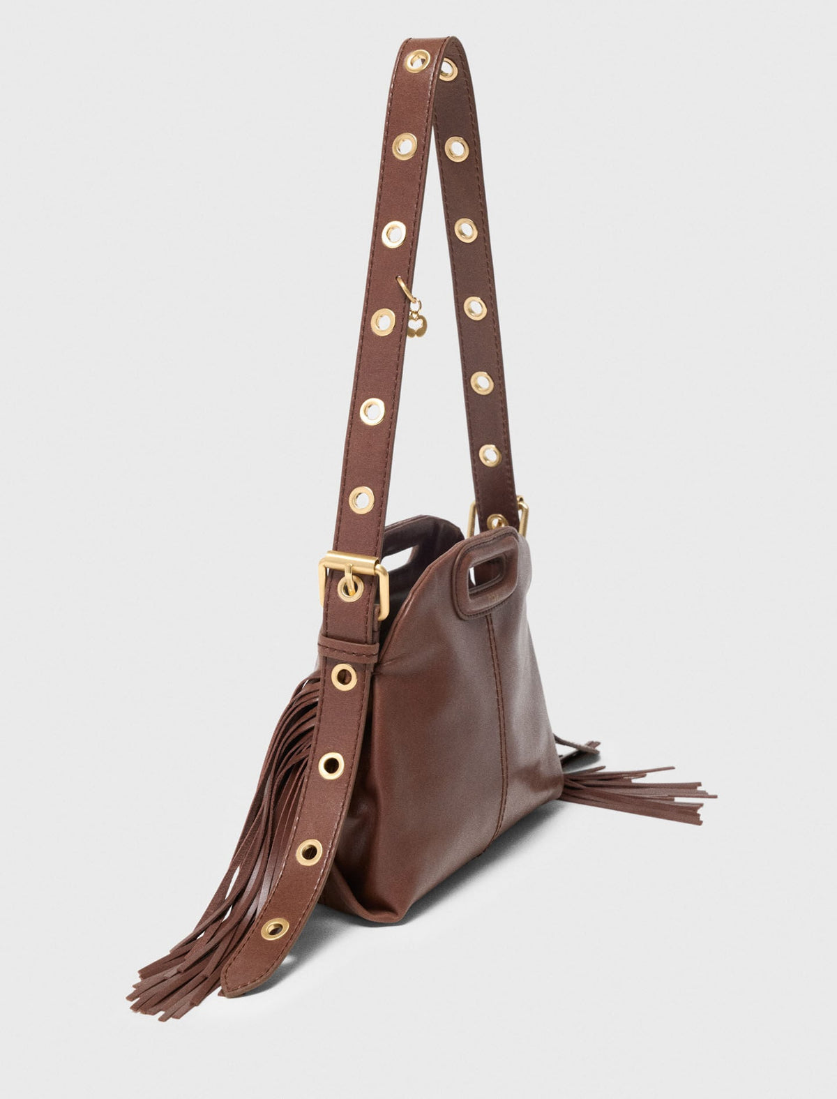 Miss M mini bag in vintage leather | Maje