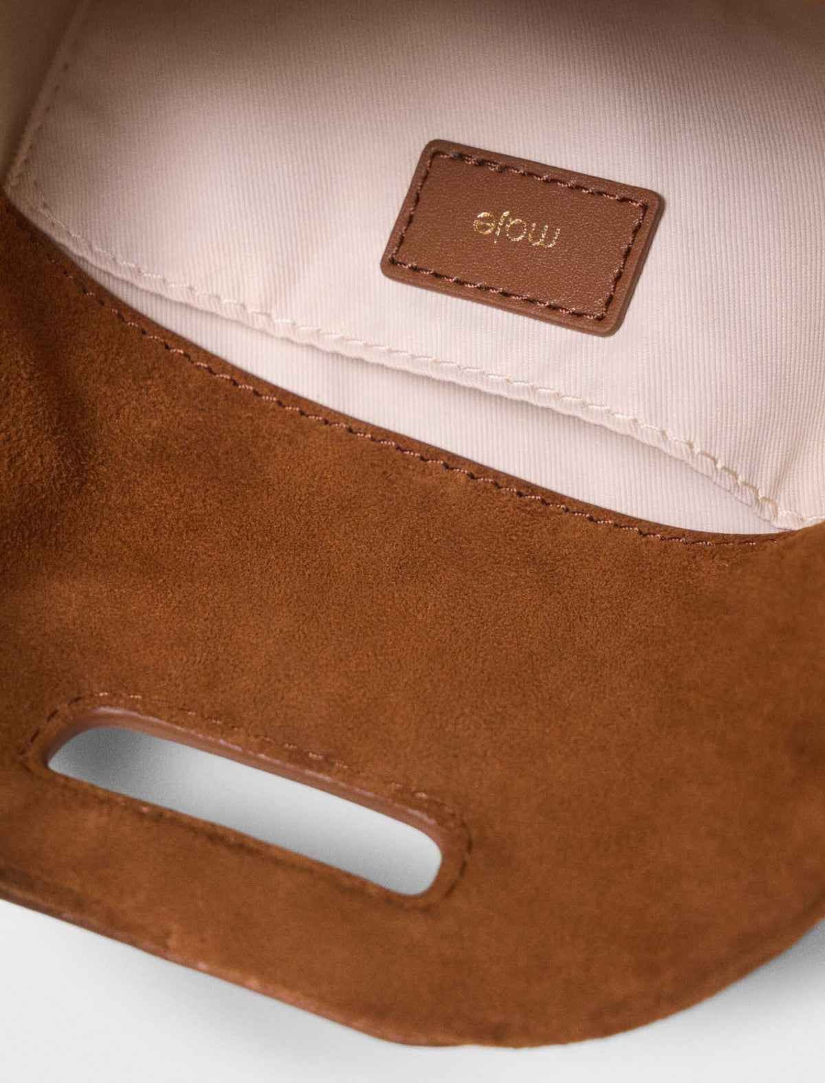 Topstitched suede Miss M Mini bag | Maje