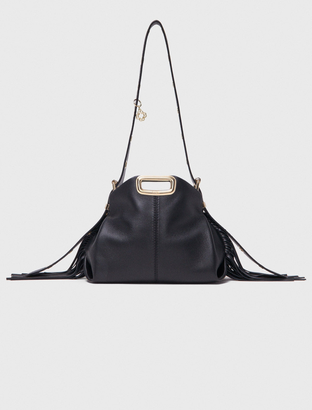 Gold handle Miss M Mini bag | Maje