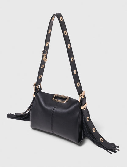 Gold handle Miss M Mini bag | Maje