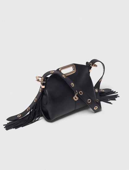 Gold handle Miss M Mini bag | Maje