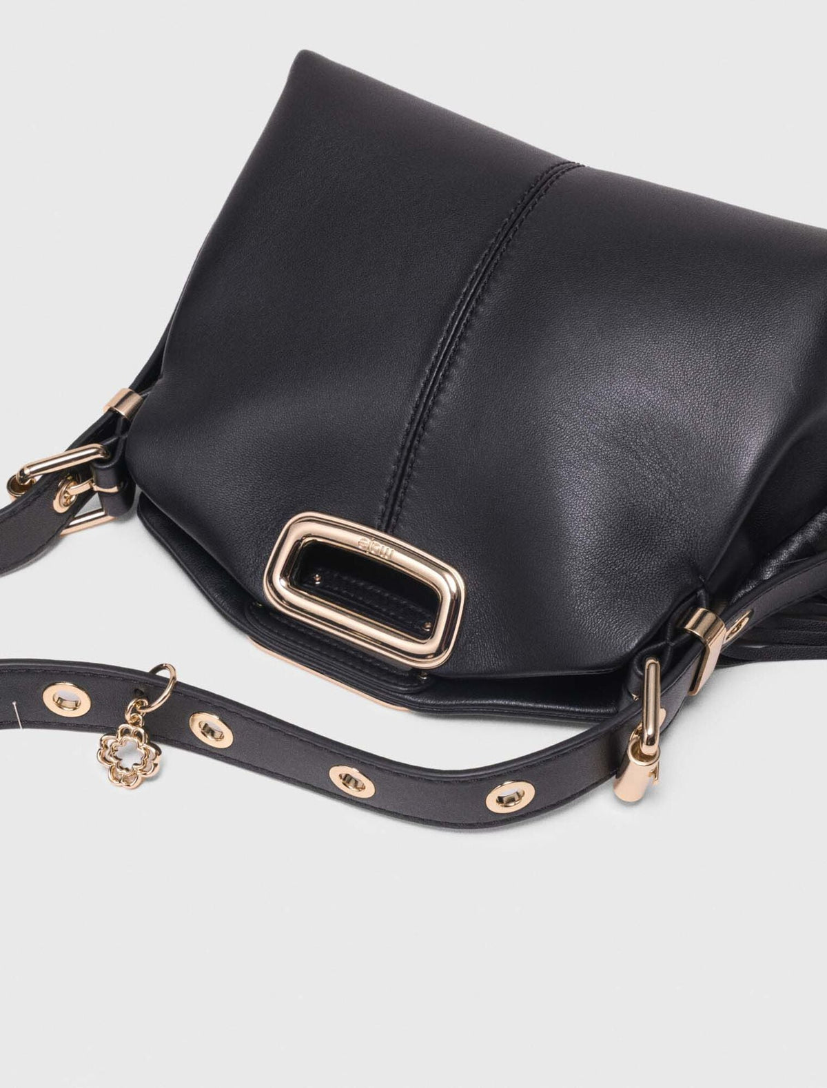 Gold handle Miss M Mini bag | Maje