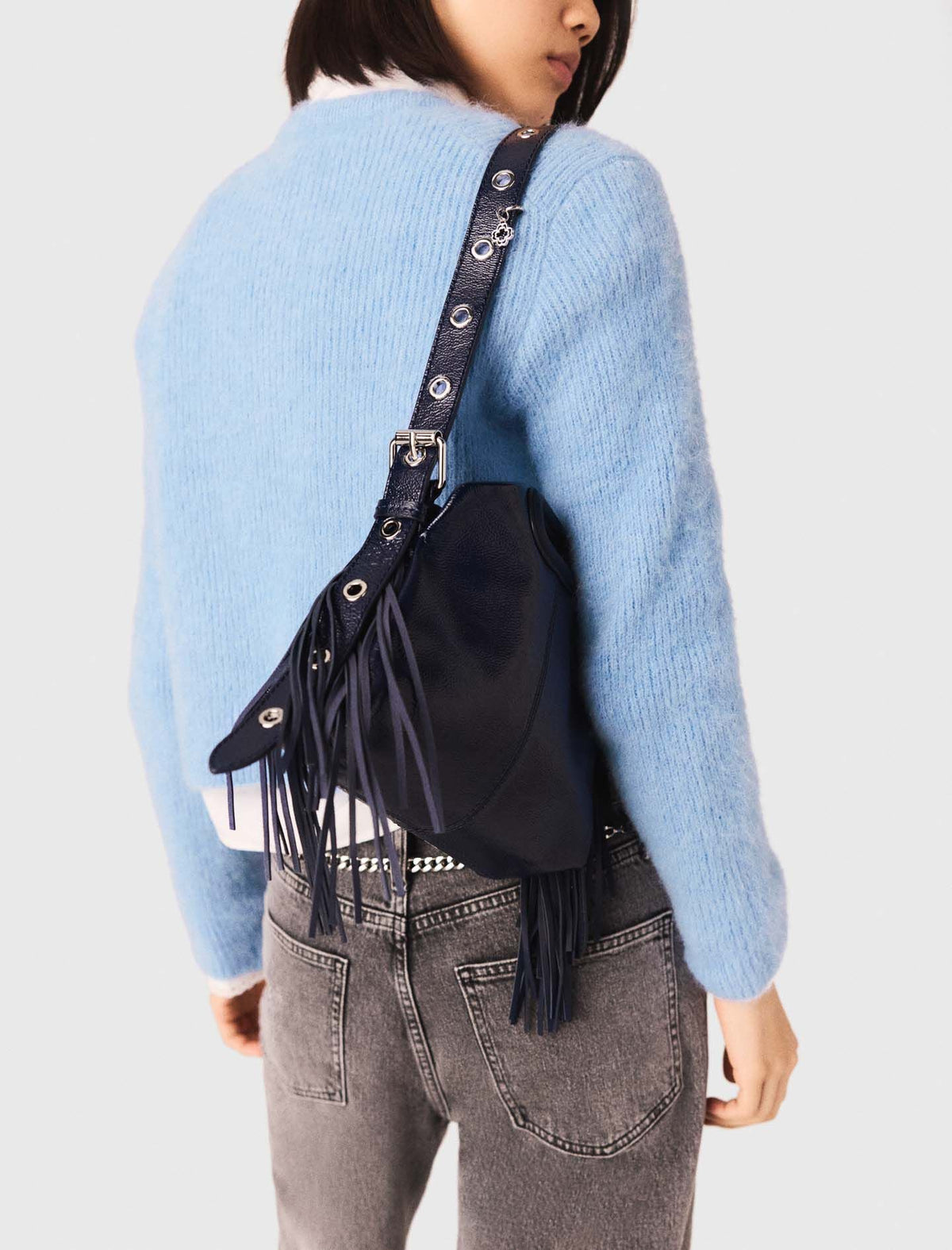 Naplak leather Miss M Mini bag | Maje