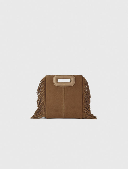 M mini bag in suede leather | Maje