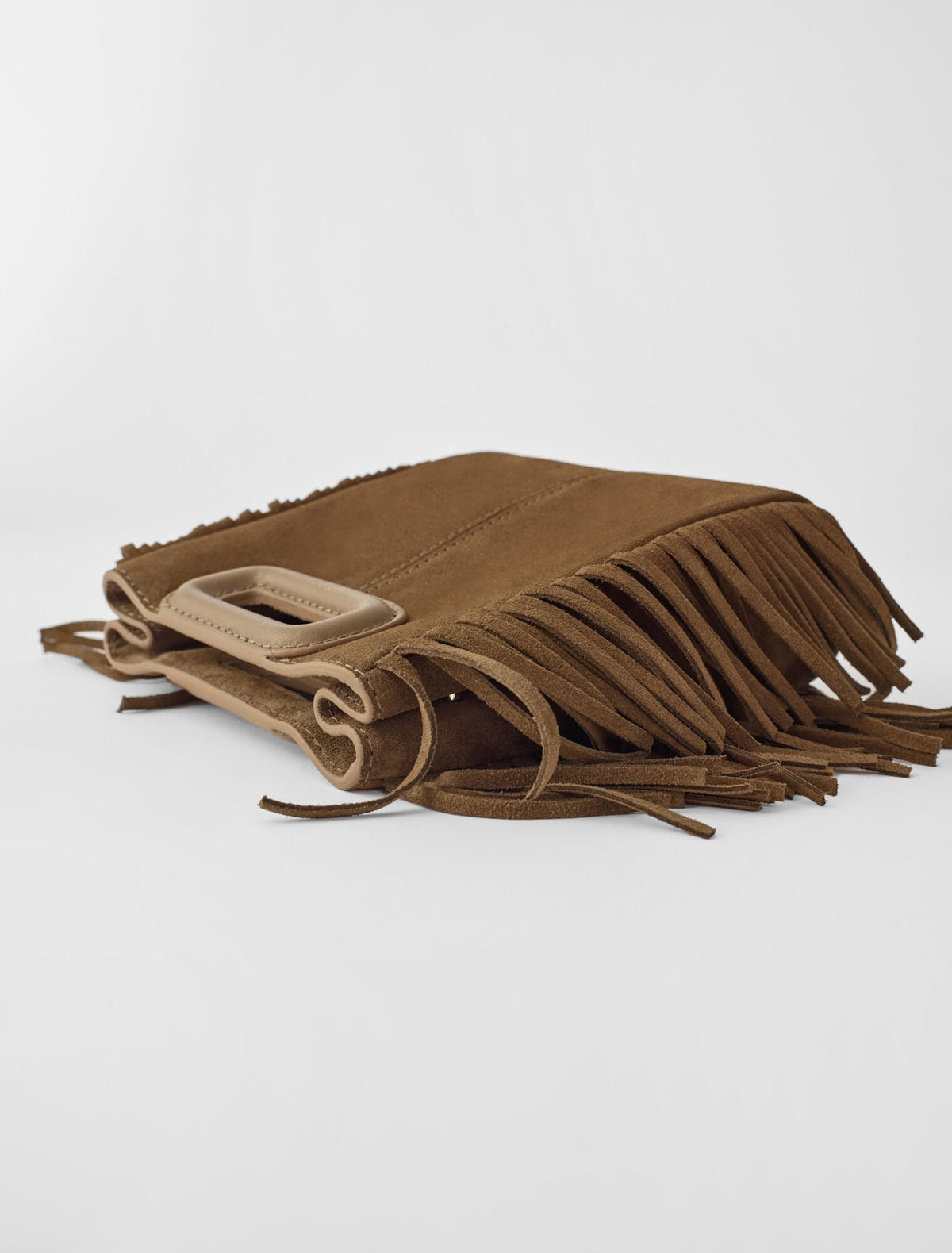 M mini bag in suede leather | Maje
