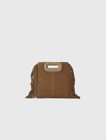 M mini bag in suede leather | Maje