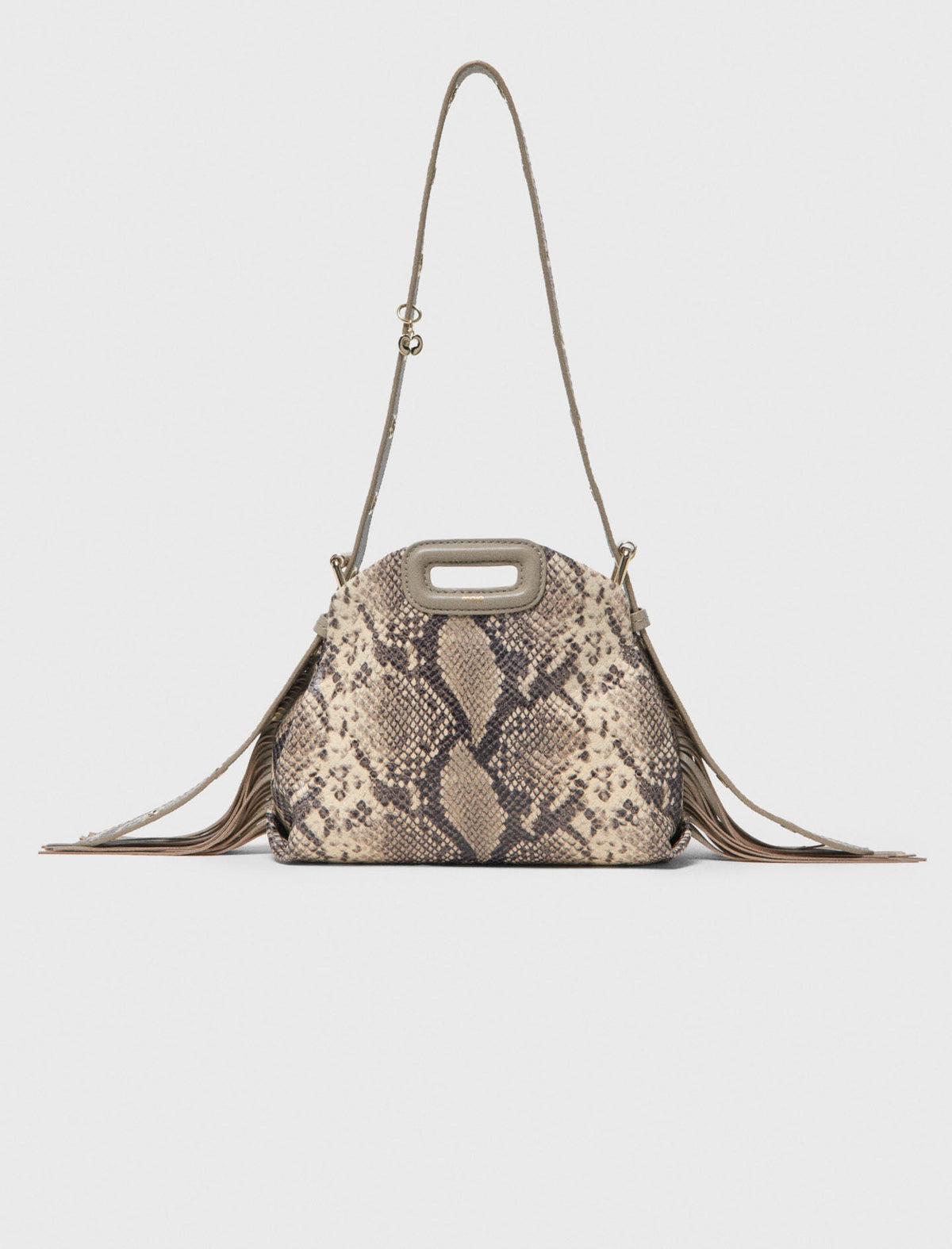 Python-embossed Miss M mini bag | Maje