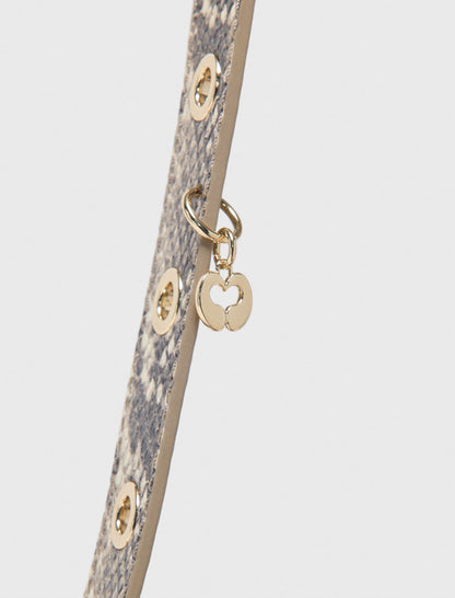 Python-embossed Miss M mini bag | Maje