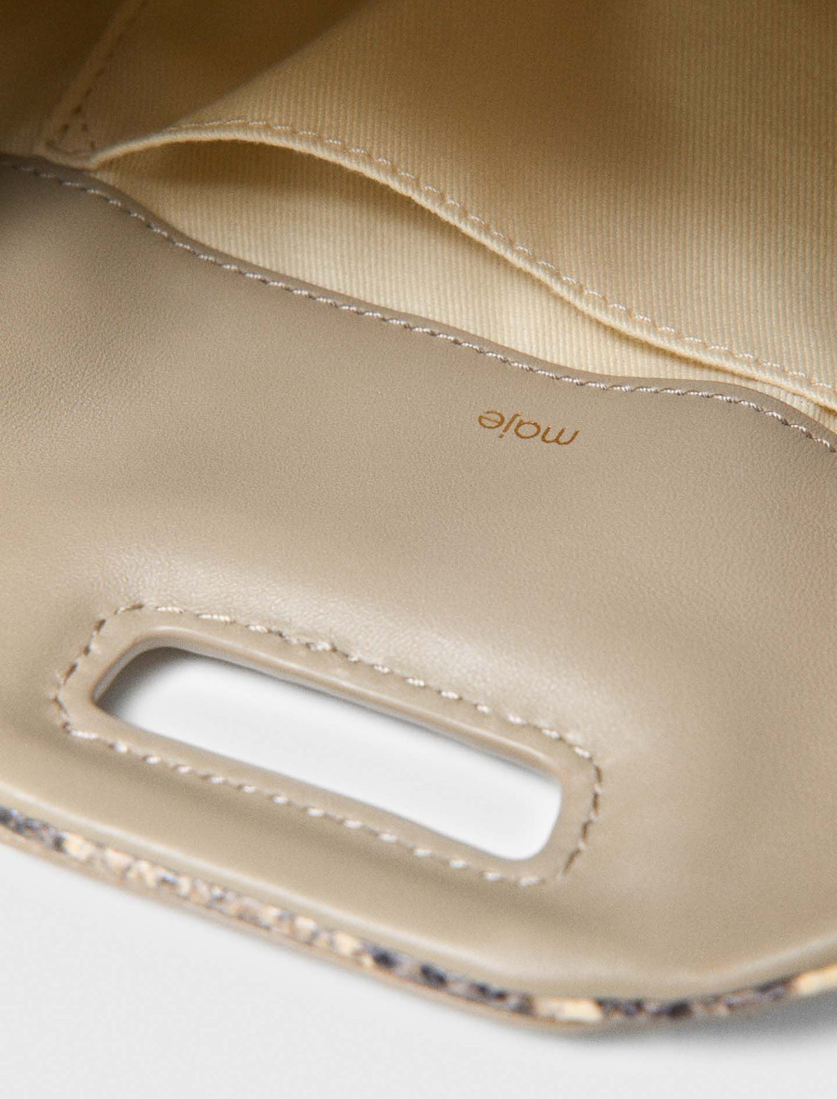 Python-embossed Miss M mini bag | Maje