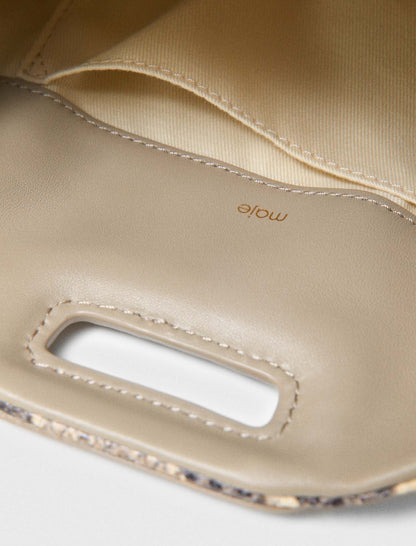 Python-embossed Miss M mini bag | Maje