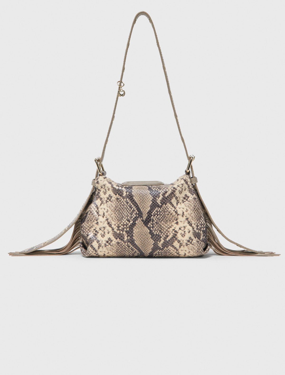 Python-embossed Miss M mini bag | Maje