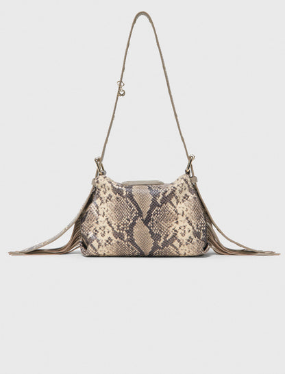 Python-embossed Miss M mini bag | Maje