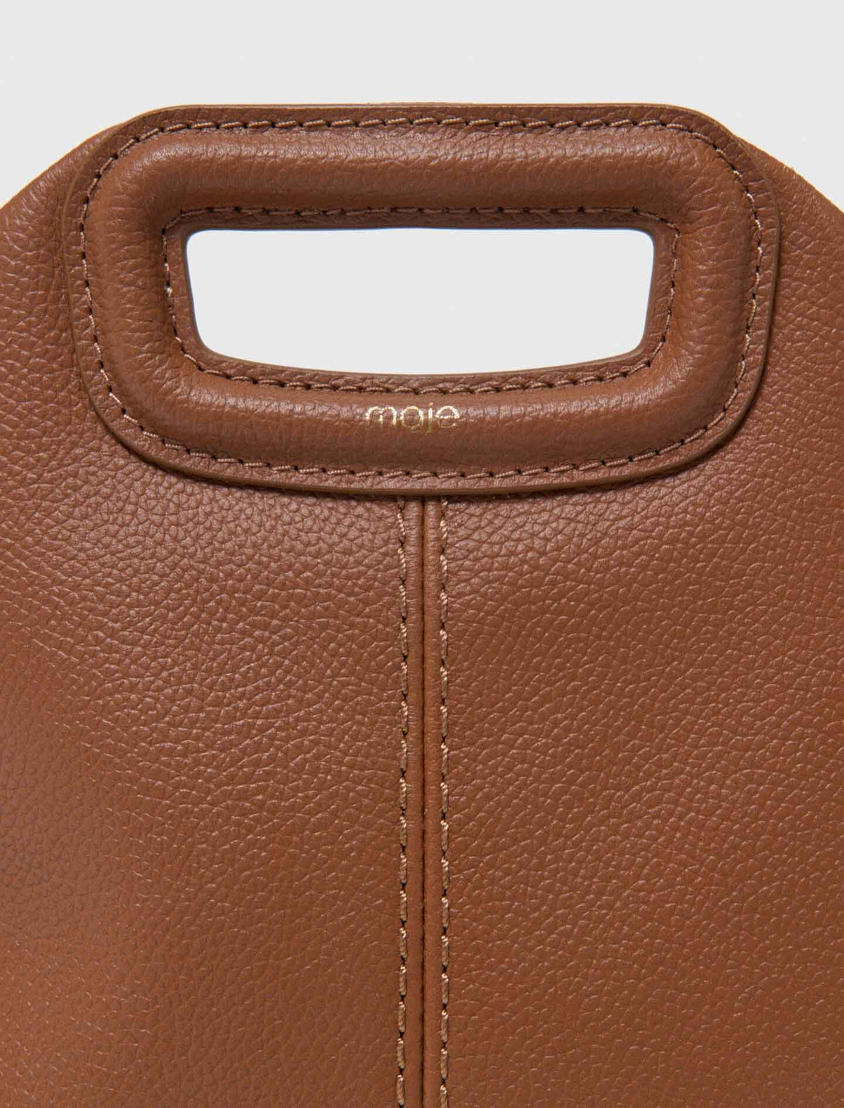 Grained leather Miss M bag | Maje