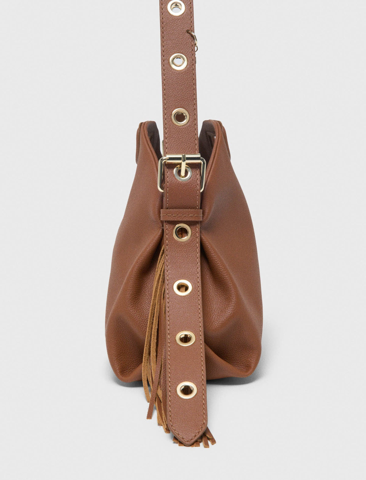 Grained leather Miss M bag | Maje