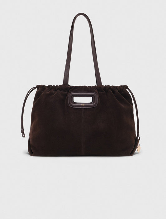 Suede Milpli tote bag | Maje