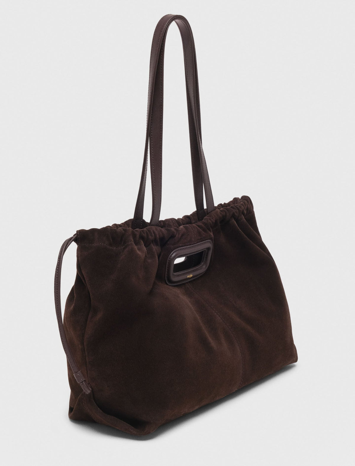 Suede Milpli tote bag | Maje