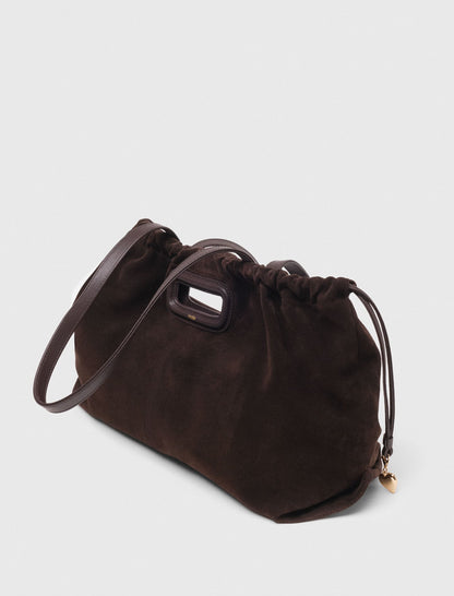 Suede Milpli tote bag | Maje