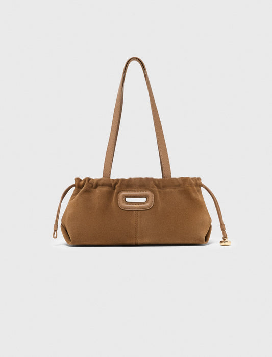 Suede Milpli Gazette bag | Maje