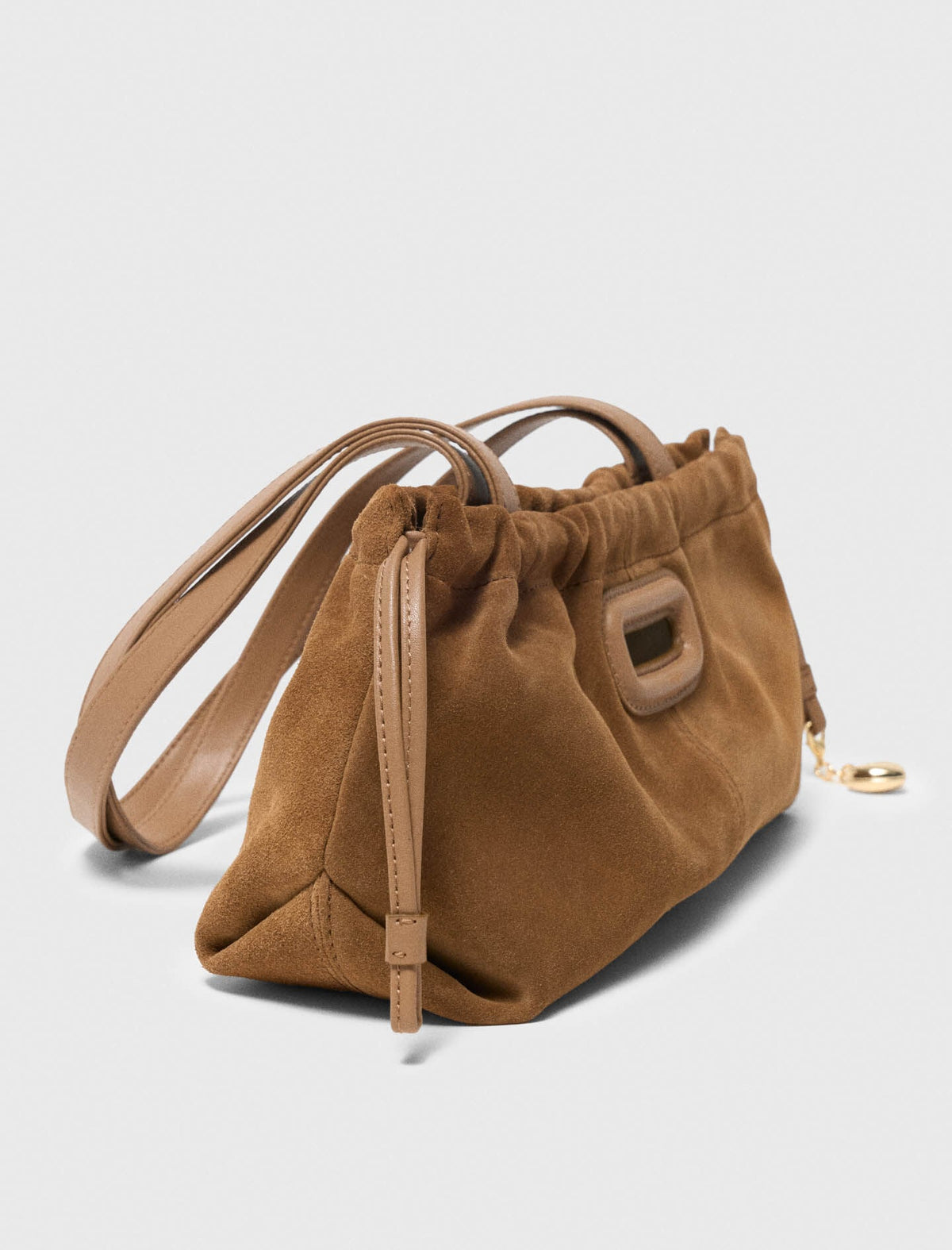 Suede Milpli Gazette bag | Maje