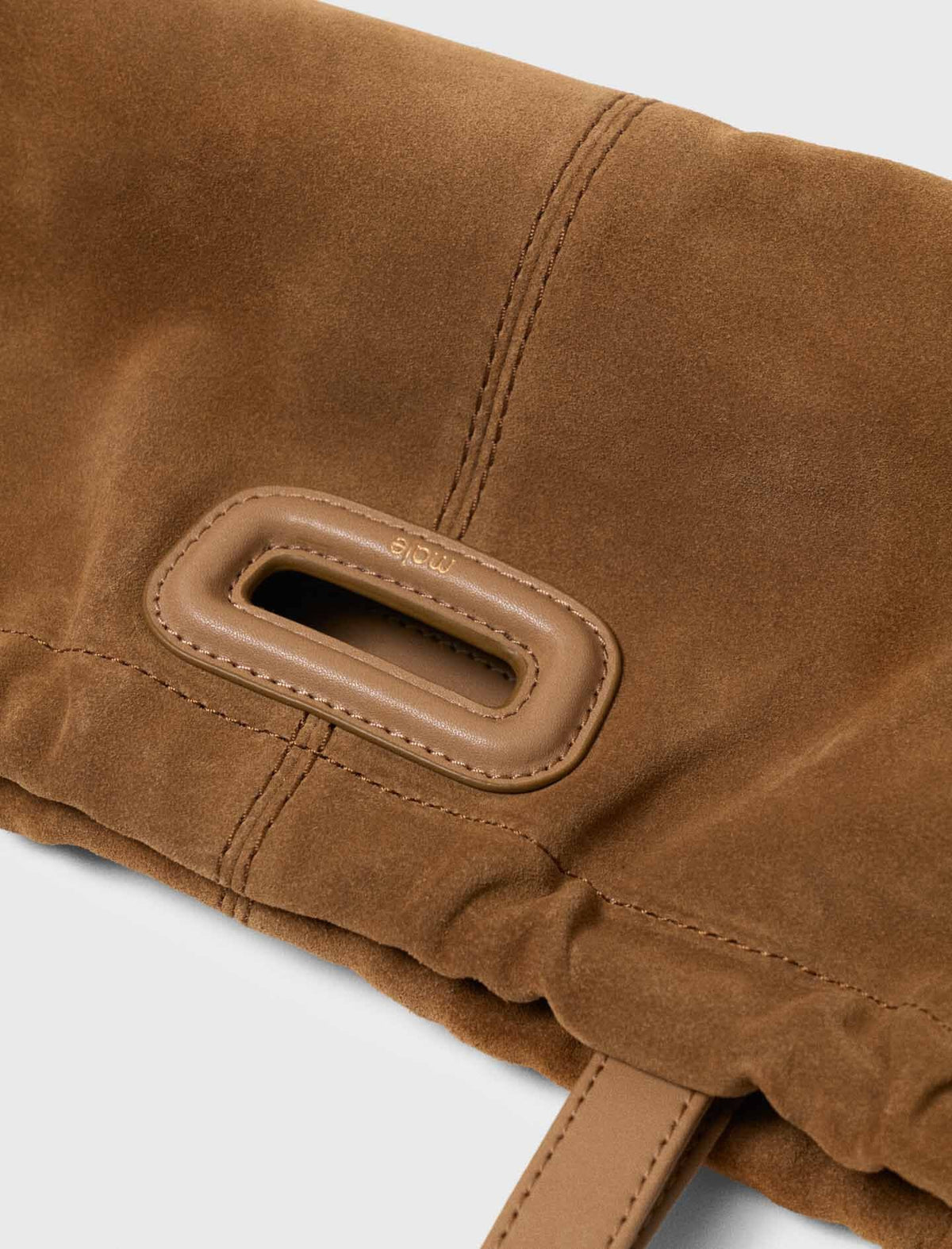 Suede Milpli Gazette bag | Maje