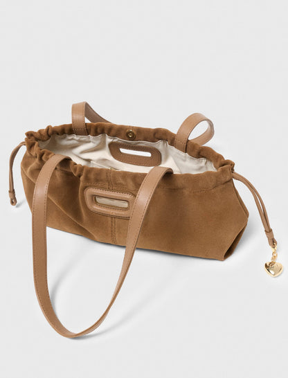Suede Milpli Gazette bag | Maje