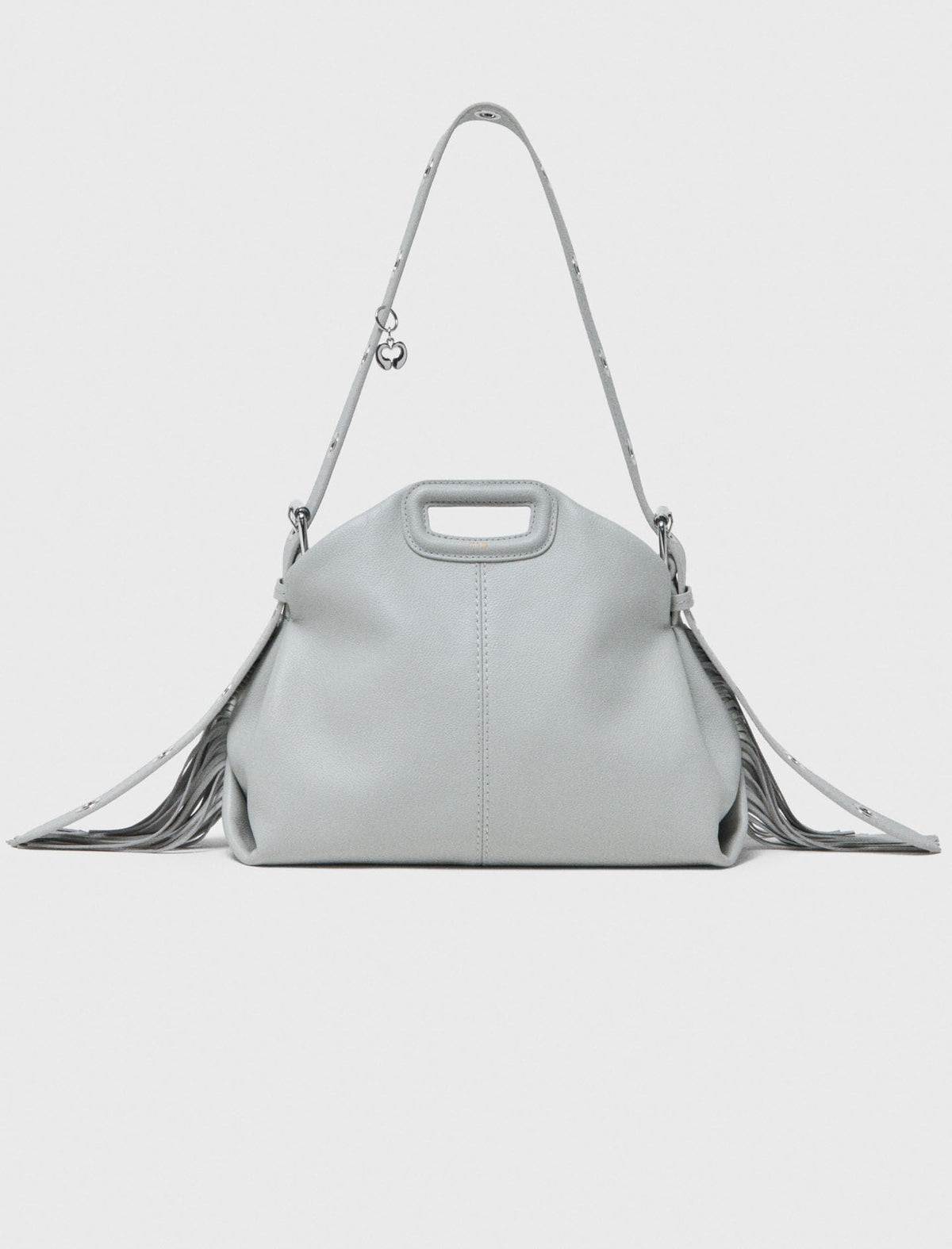 Grained leather Miss M bag | Maje
