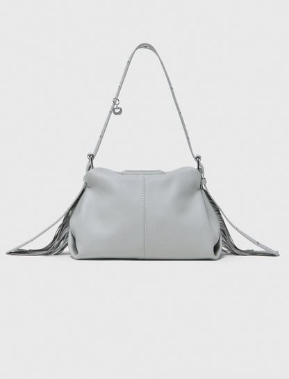 Grained leather Miss M bag | Maje