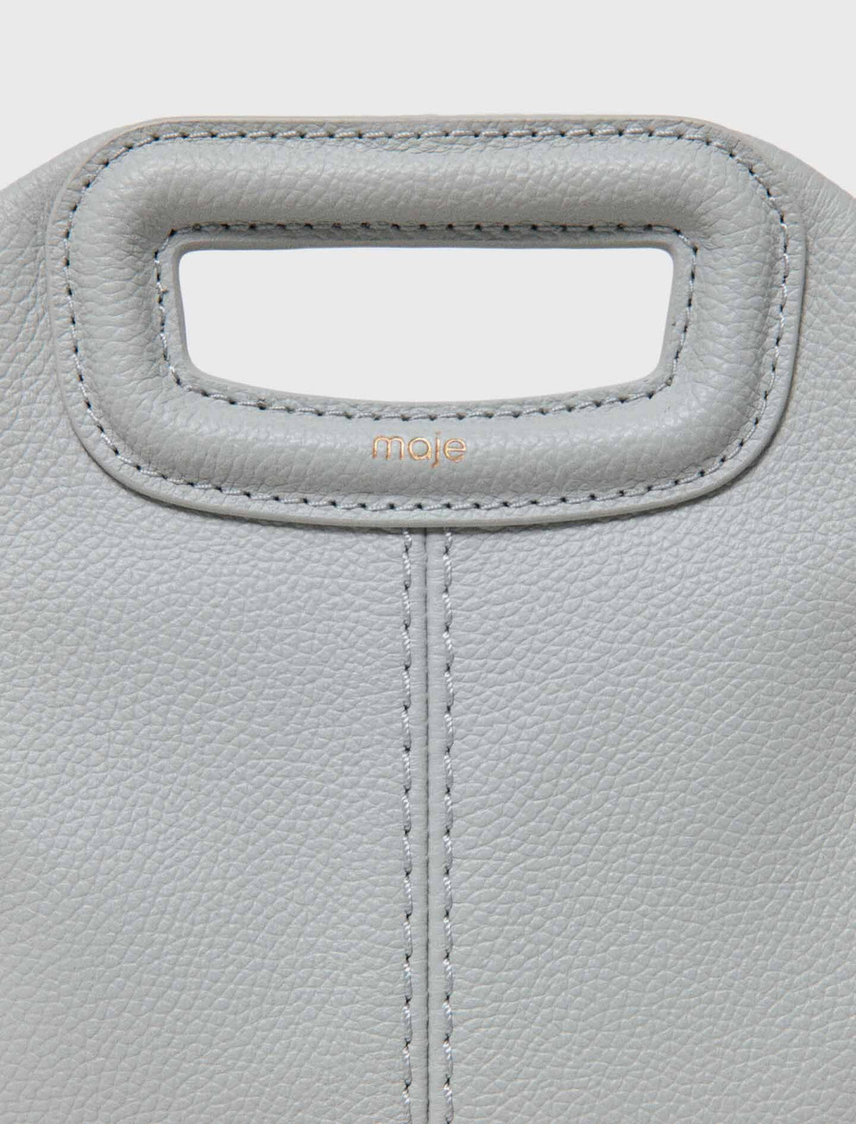 Grained leather Miss M bag | Maje