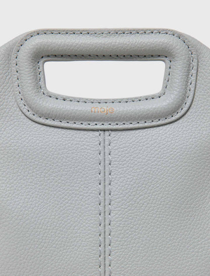 Grained leather Miss M bag | Maje