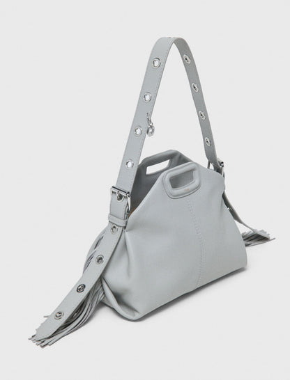 Grained leather Miss M bag | Maje