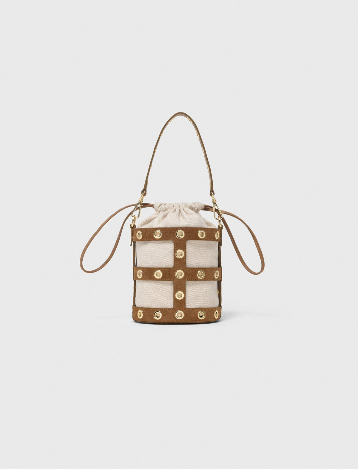 Suede Miss M bucket bag | Maje