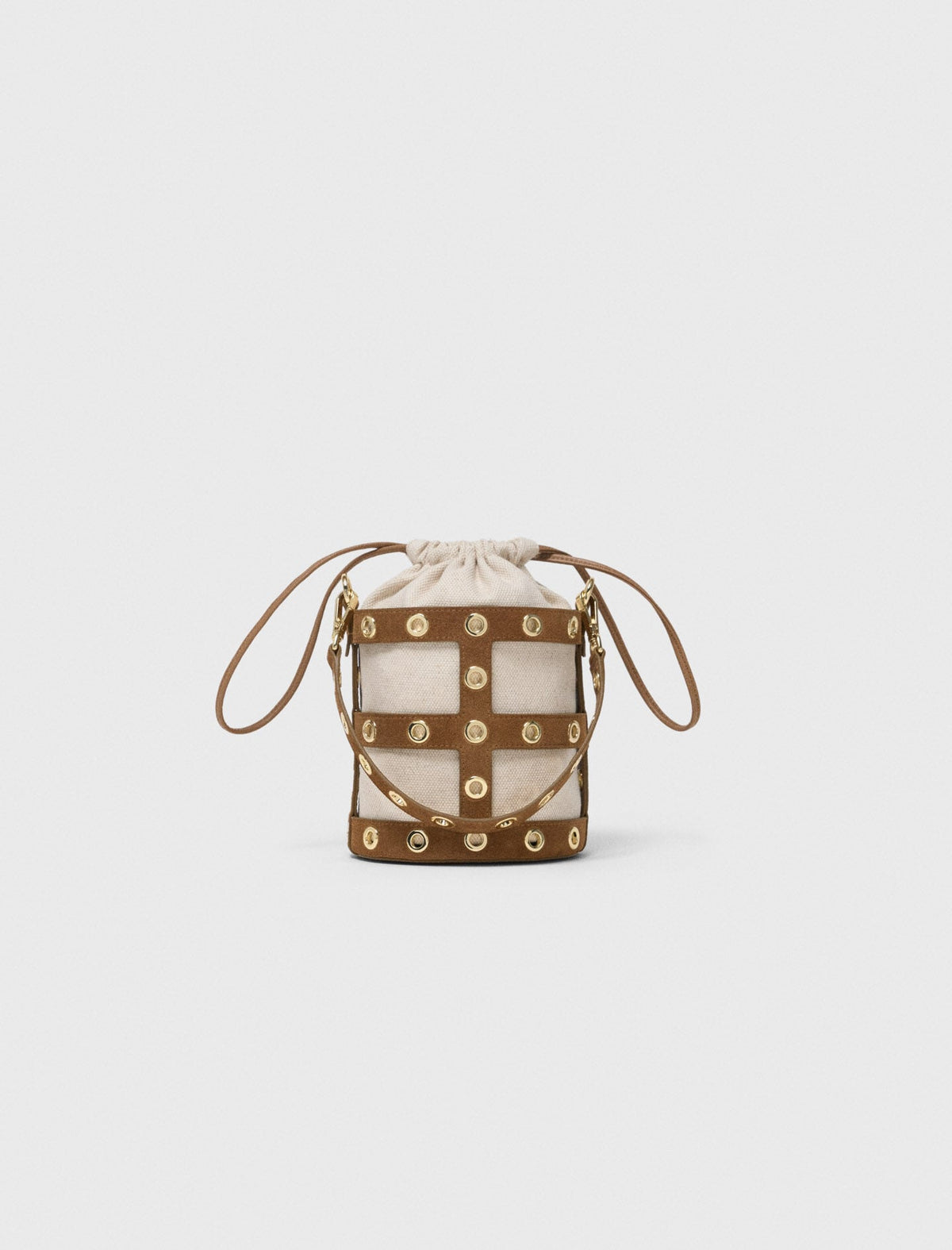 Suede Miss M bucket bag | Maje