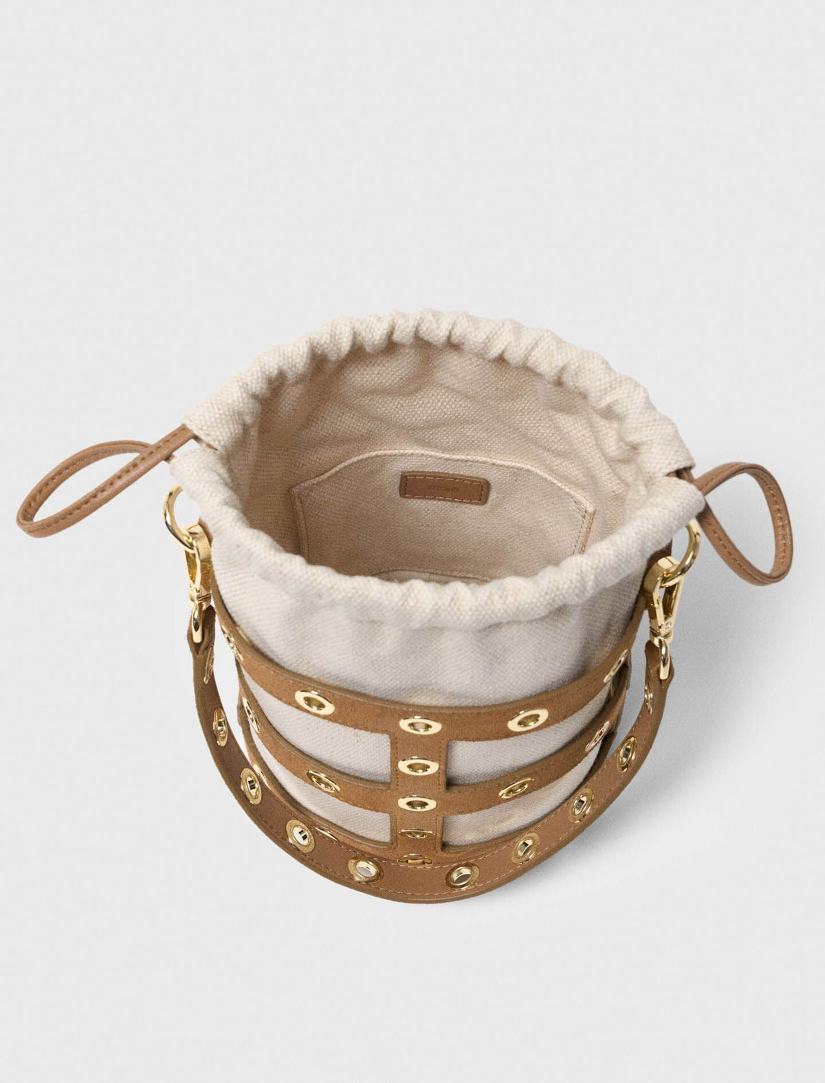Suede Miss M bucket bag | Maje