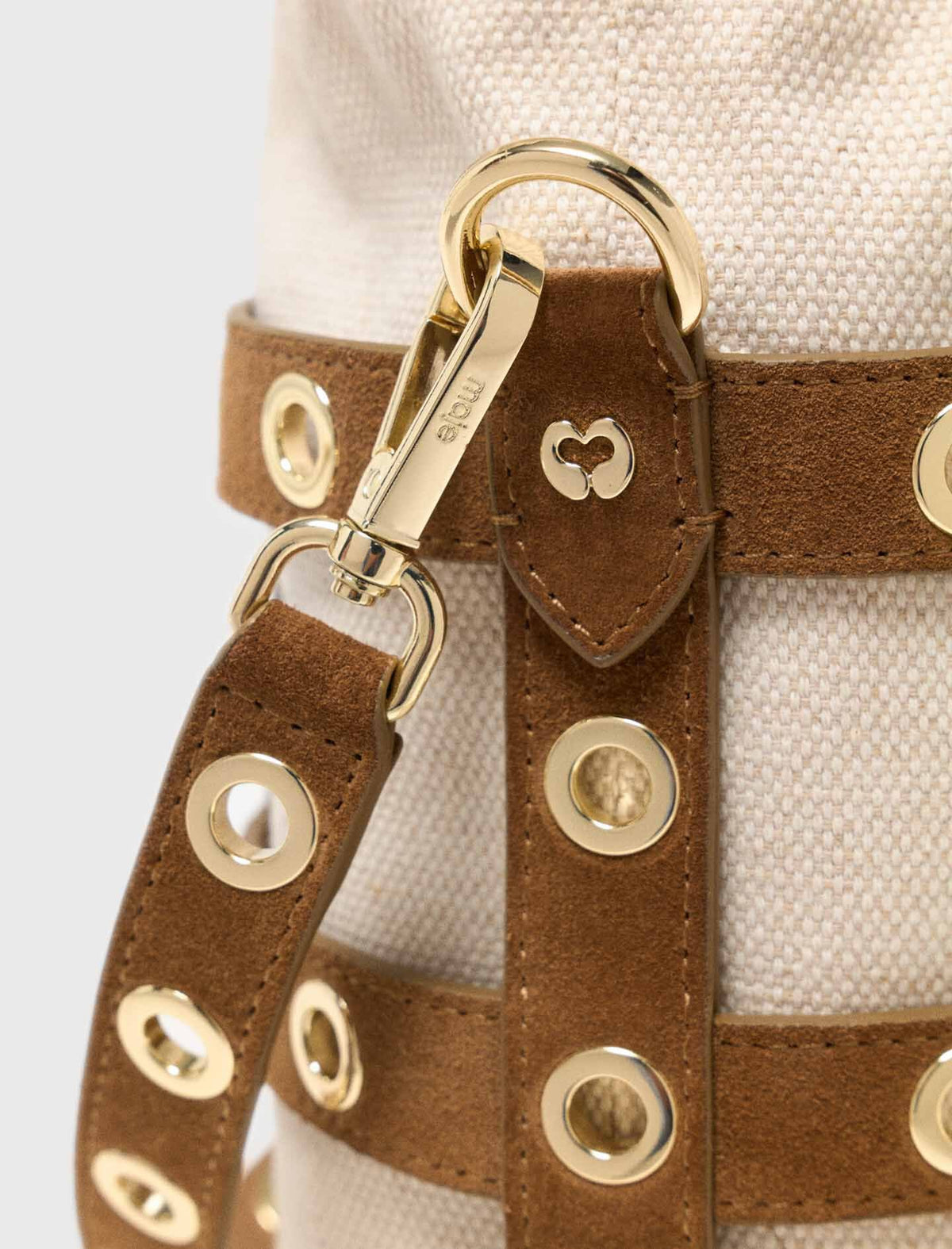Suede Miss M bucket bag | Maje