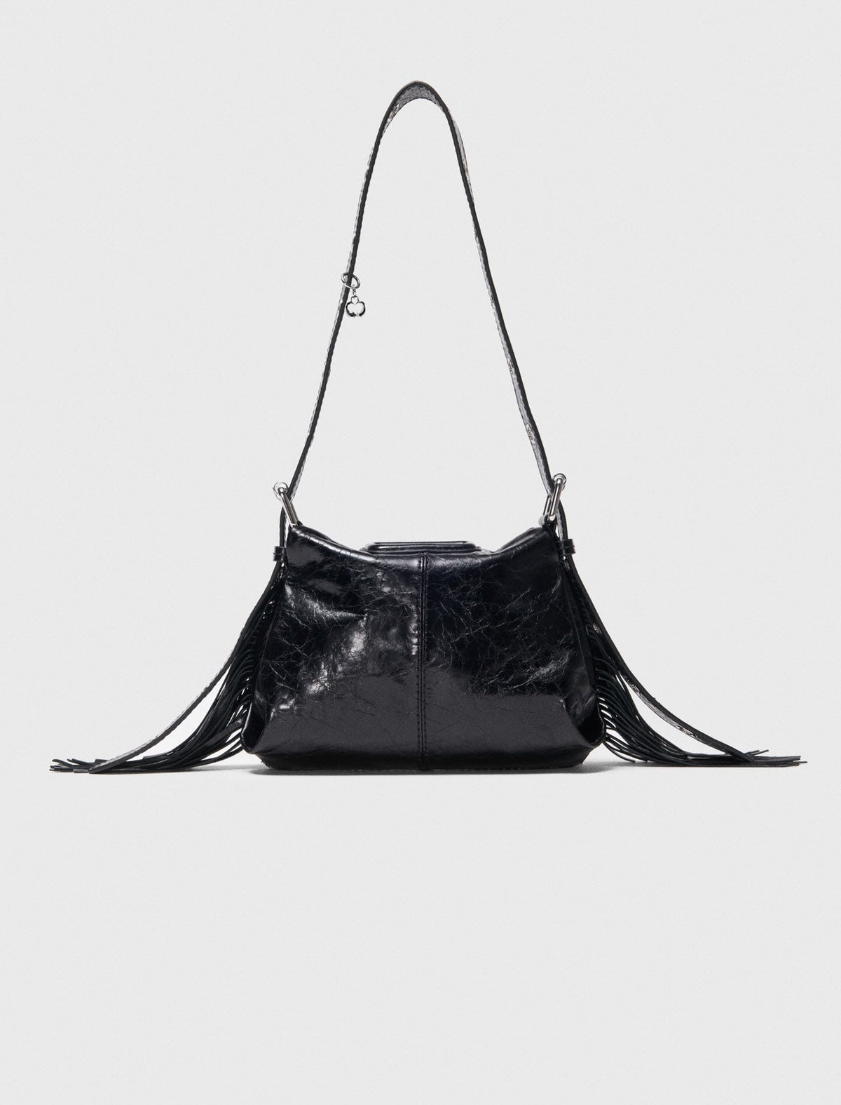 Miss M mini cracked leather bag | Maje