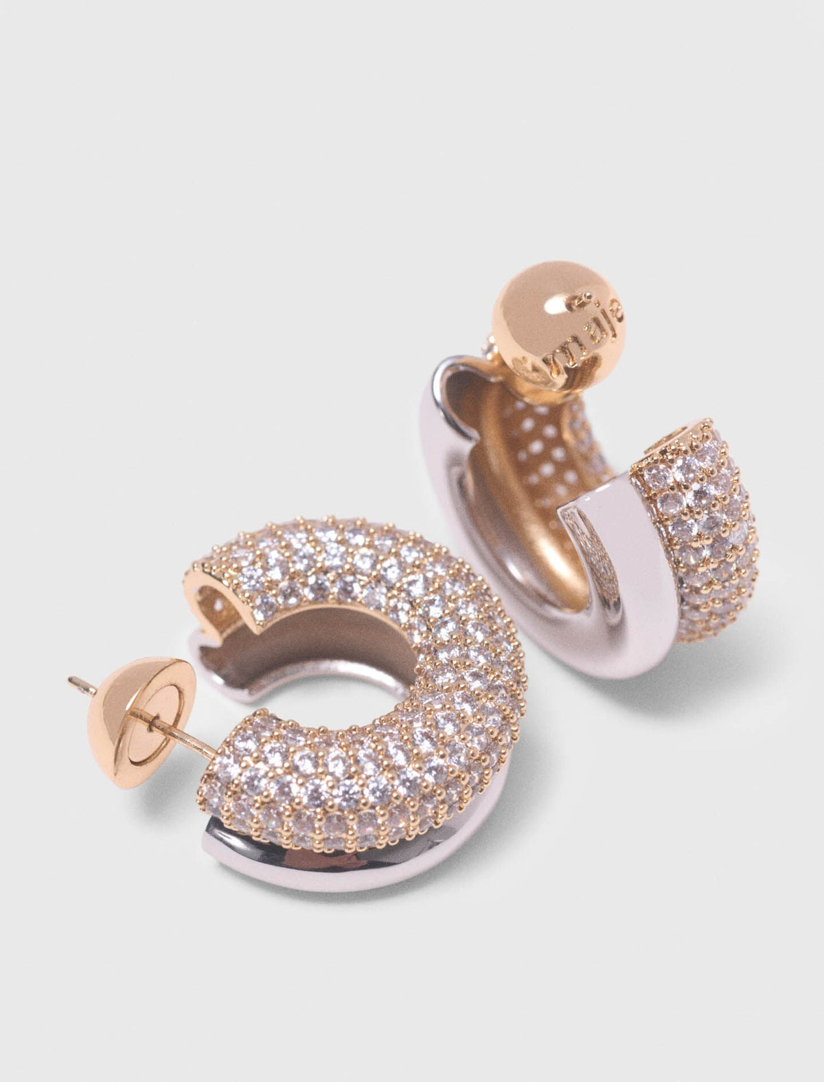 Rhinestone earrings | Maje