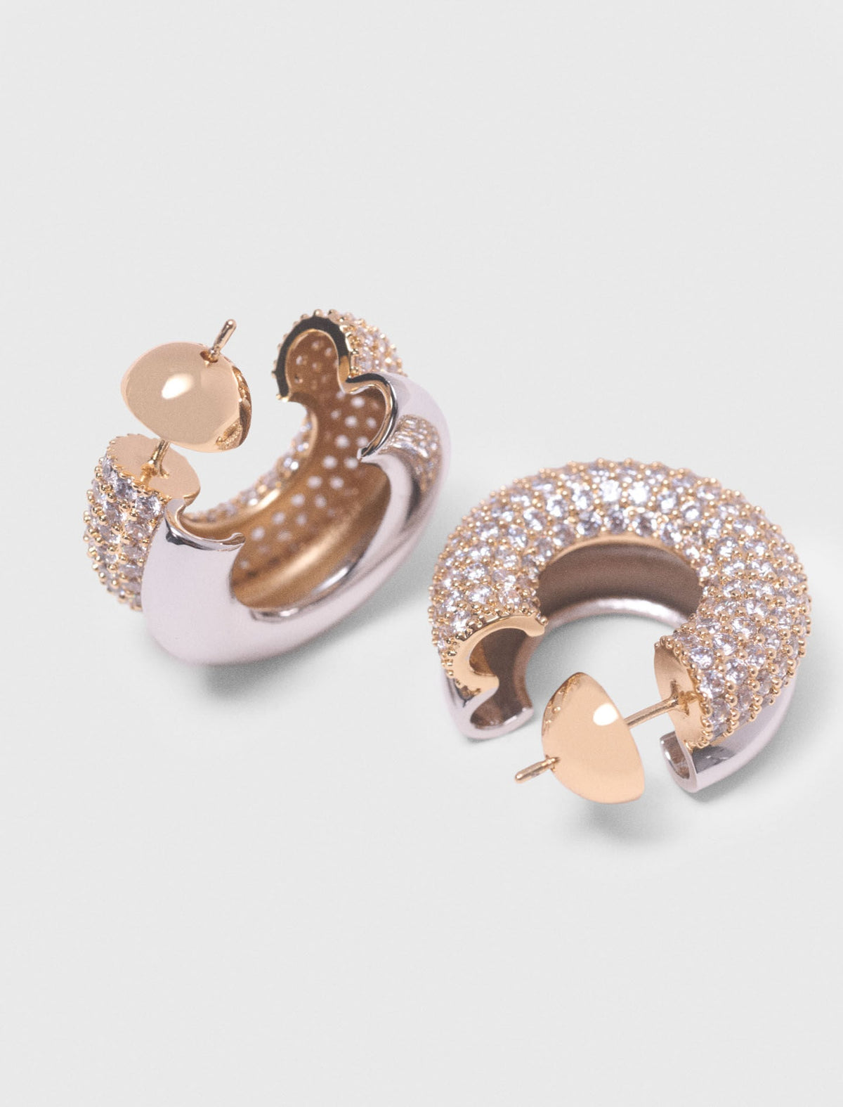 Rhinestone earrings | Maje