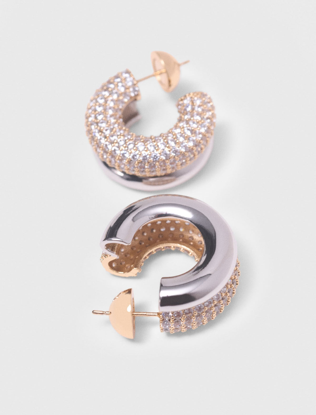 Rhinestone earrings | Maje