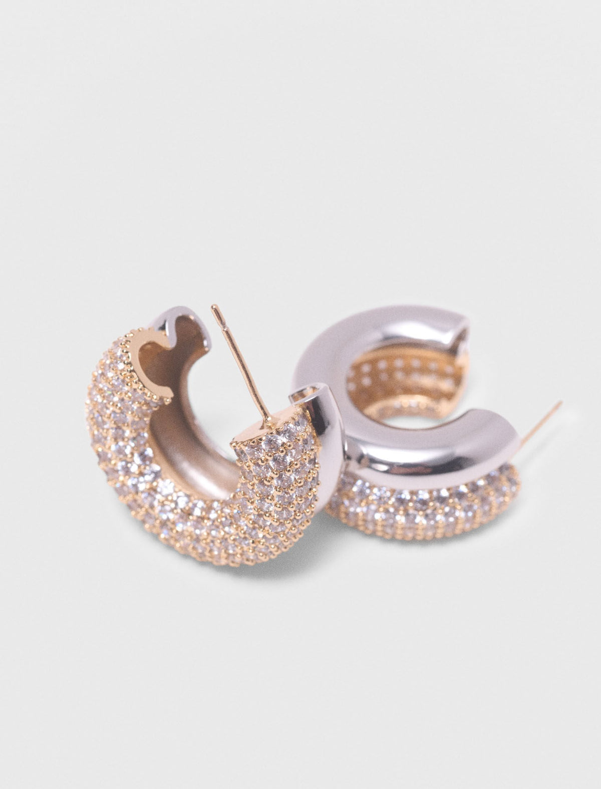 Rhinestone earrings | Maje