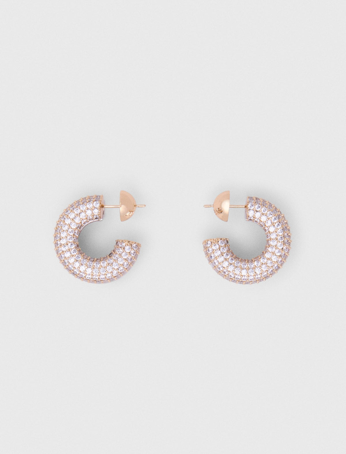 Rhinestone earrings | Maje