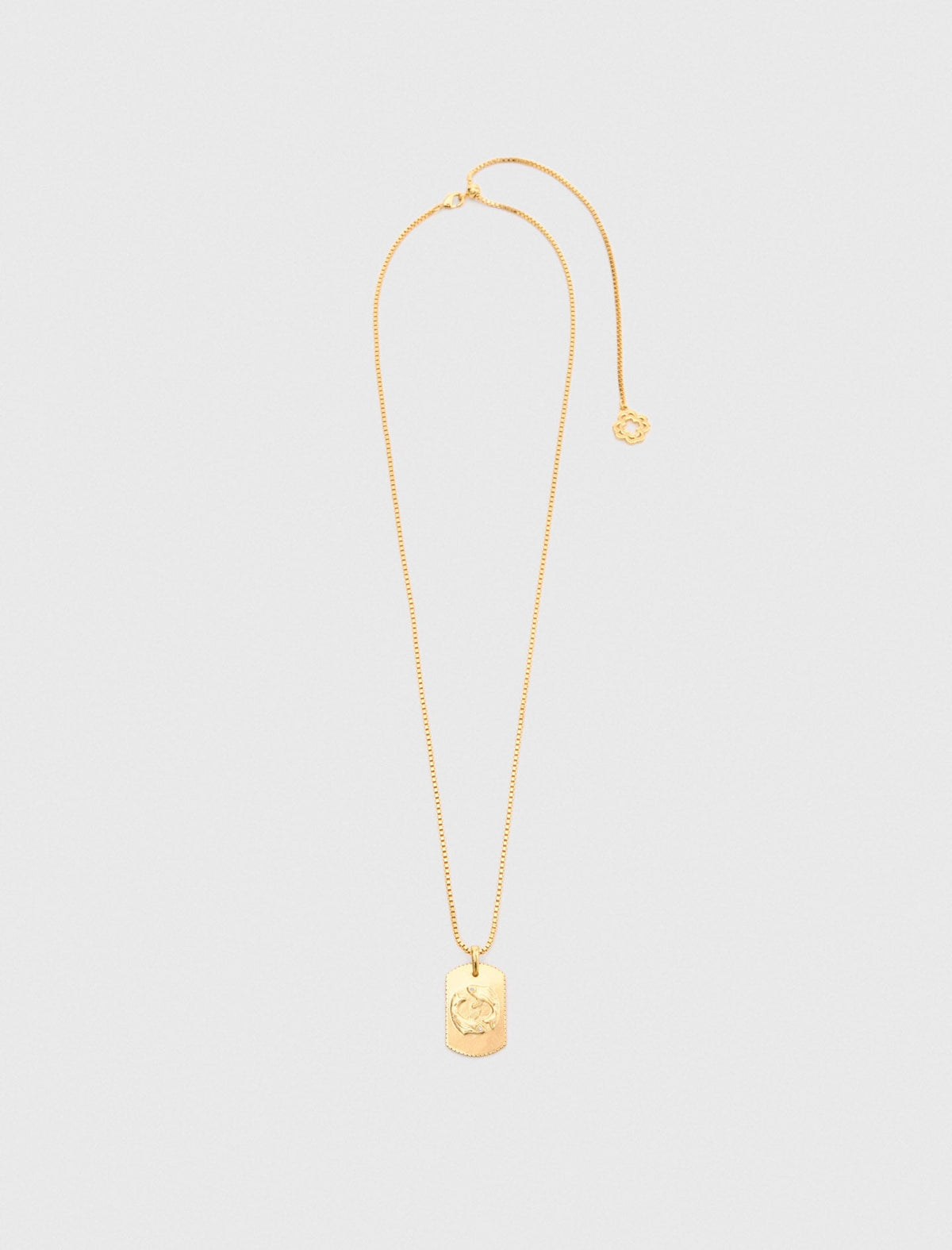 Zodiac sign plaque necklace | Maje