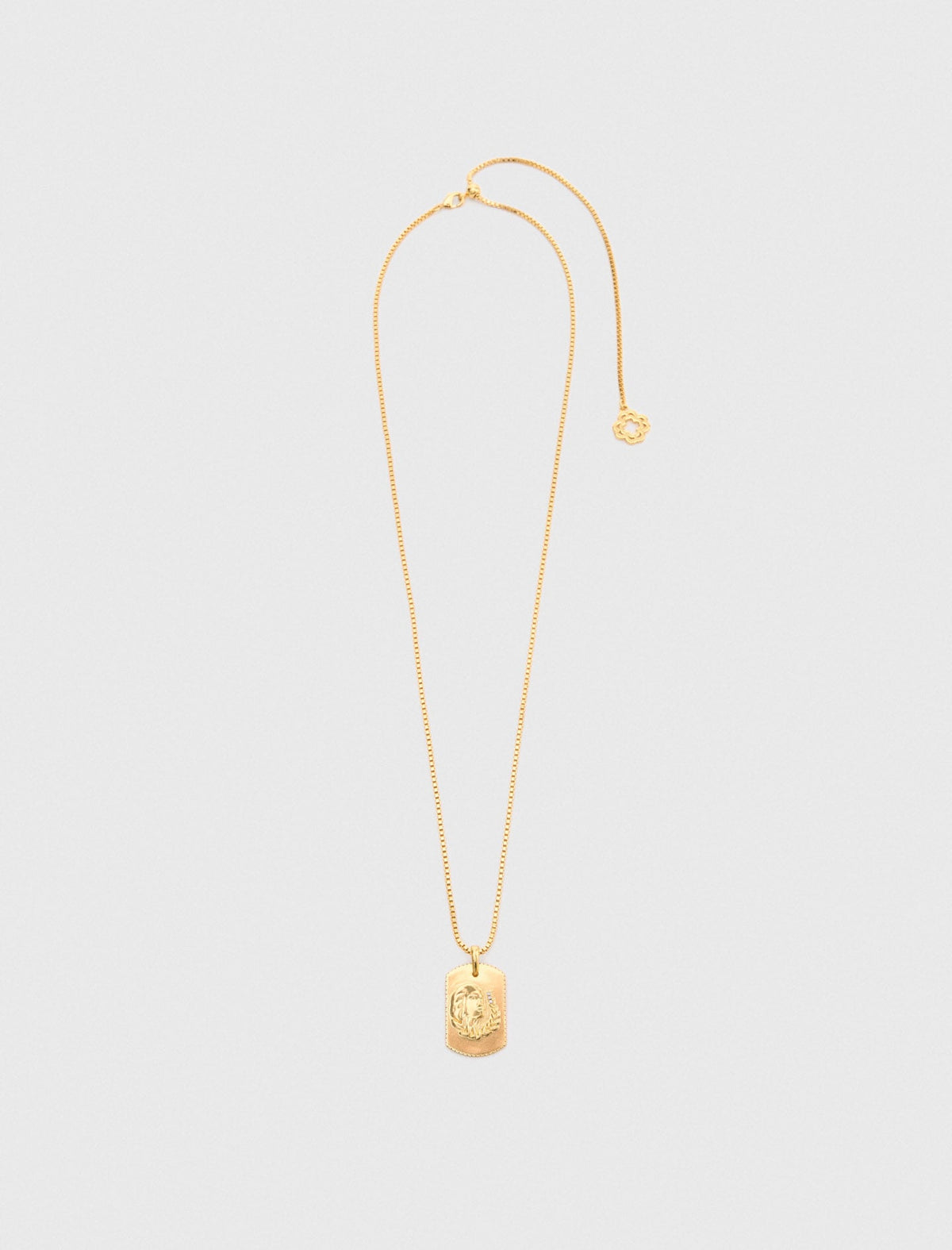 Zodiac sign plaque necklace | Maje