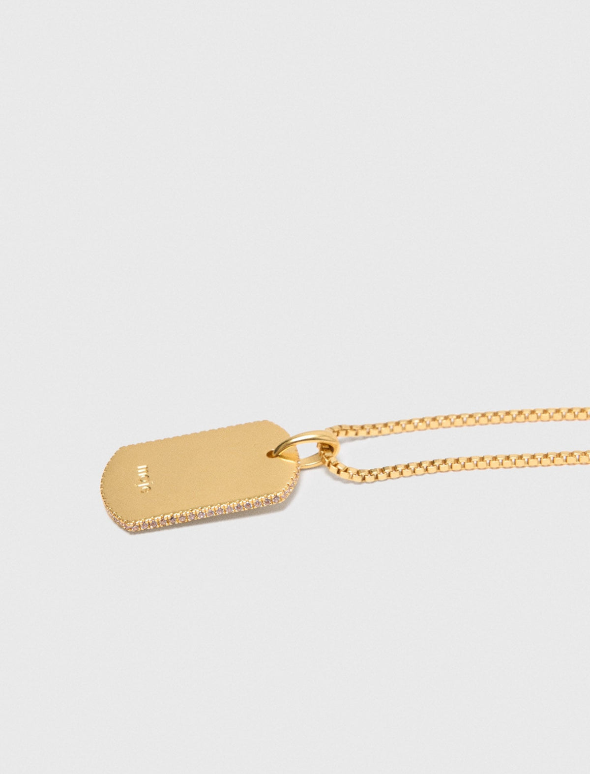 Zodiac sign plaque necklace | Maje