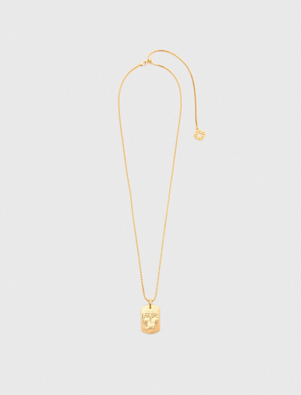 Zodiac sign plaque necklace | Maje