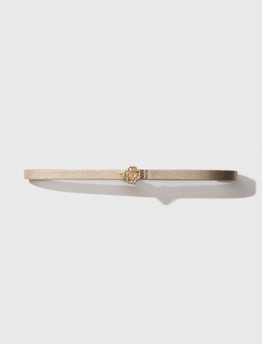 Slim belt with Clover buckle | Maje